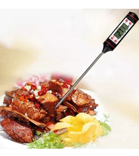 Imagen 4 de 8 de Termometro Digital Lcd Pincha Carne 50/300° Gastronómia