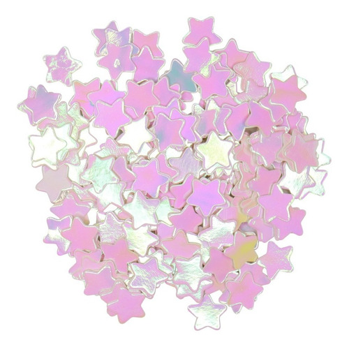 Combo Confetti Iridiscente Estrellas X 5 Paquetes