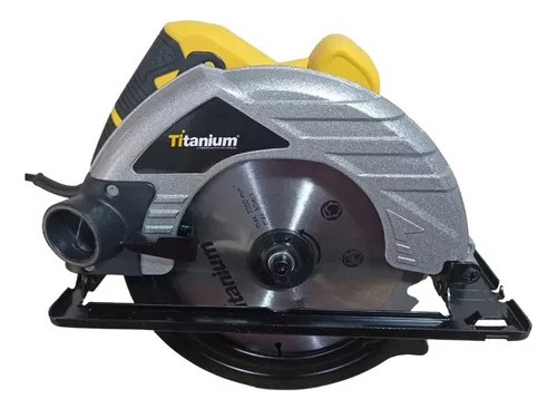 Serra Circular 7.1/4 Polegadas 185mm 1400w Titanium Cor Amarelo