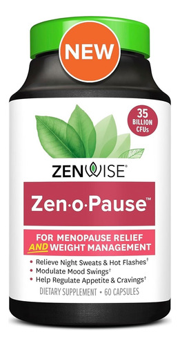 Zenwise Zenopause El Alivio De La Menopausia 60 Caps Sfn