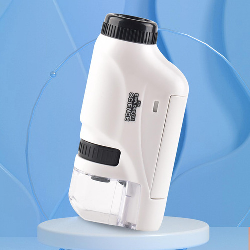Mini Microscopio De Mano De 3 Piezas Con Luces Led Para La