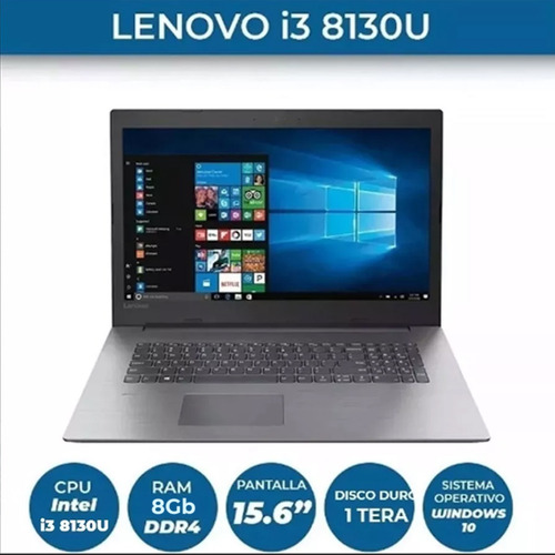 Notebook Lenovo Intel 15 I3 8va 1 Tera 8 Gb Ram 1 Año Gta
