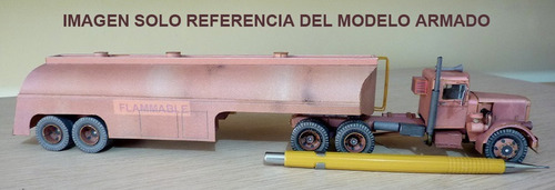 Peterbilt 281 Cisterna 1959 Modelo En Papel (no Es Pdf)