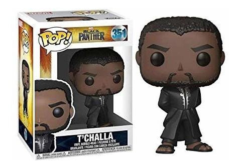 Funko Pop Marvel Negro Panther Robe Coleccionable T6tyh