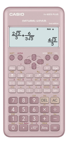 Calculadora Científica Casio Fx-82esplus-2pk Color Rosado