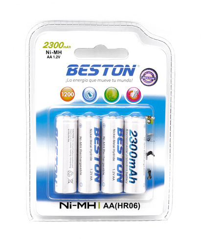 Baterías Recargables Beston Bst-aa2300x4  1.2v