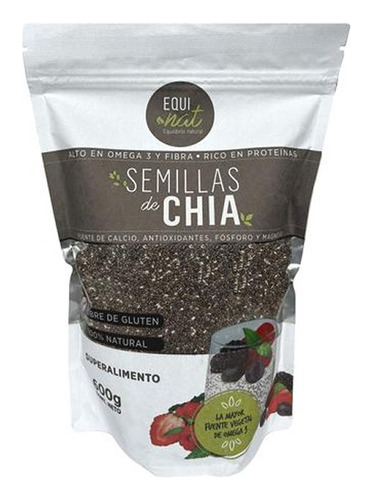 Semillas De Chia 600 Grs 100% Natural - g a $63