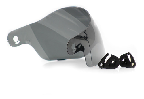 Imagem 3 de 3 de Viseira Injetada 2.2mm Capacete Ebf Motard Super Motard Fumê
