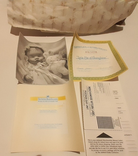 Bebé De Porcelana Del 92 The Ashton Drake Coleccionable