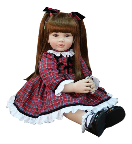 Bzdoll Reborn Niña Pequeña Muñeca 60cm Princesa Juguete