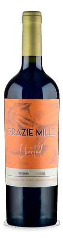 Vino Grazie Mille Libertad Reserva Syrah De Grazie Mille