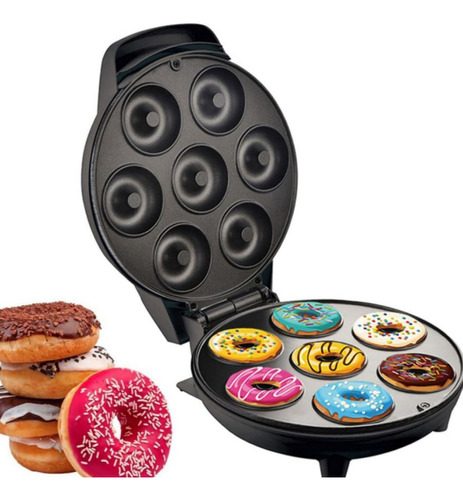 La Mini Máquina Negra Del Donut Puede Hacer 7pcs