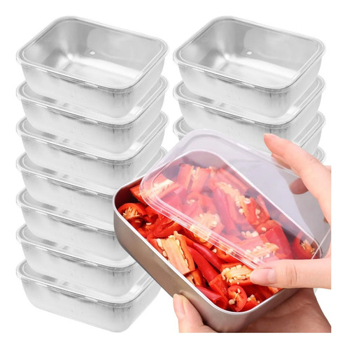 Caja De Almacenamiento De Acero Inoxidable Con 5
