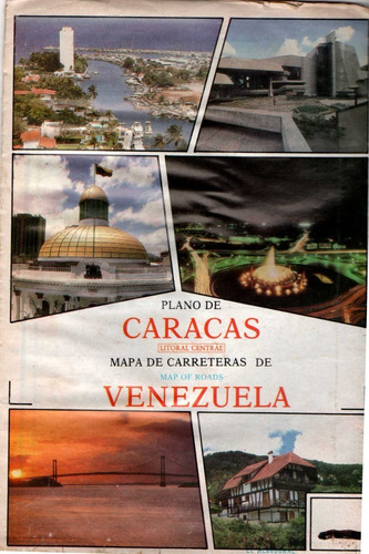 Mapa Turistico Del Distrito Capital Caracas