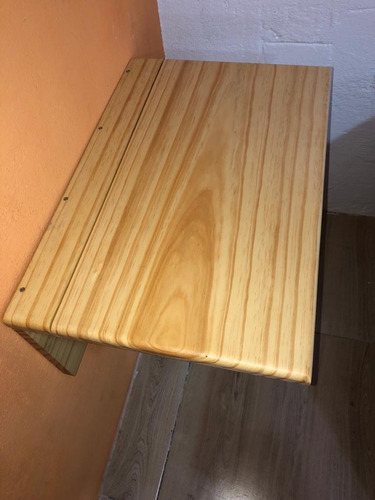 Mesa De Madera Rebatible Plegable Interior O Exterior 