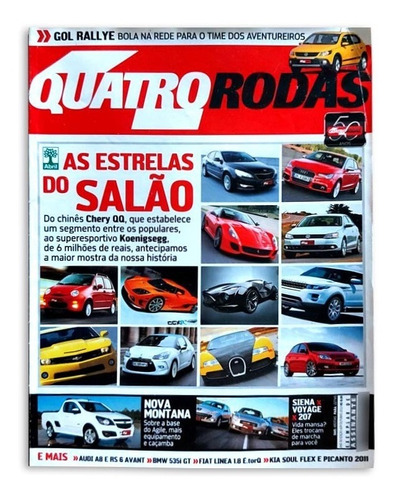 Revista Quatro Rodas 609 Out2010 Chery Qq Koenigsegg Carro