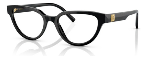 Lentes Dolce & Gabbana Dg3358 501 Negro Oftalmico Original  