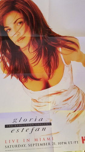 Gloria Estefan Poster The Evolution Concert Tam 75 X 52