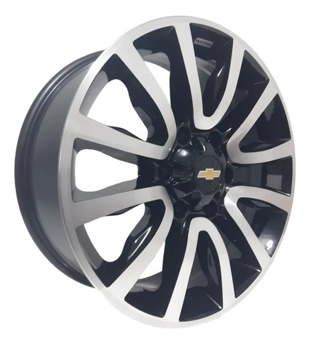 Jogo De Roda Chevrolet S10 Aro 18 High Country Cor Preta Diamante