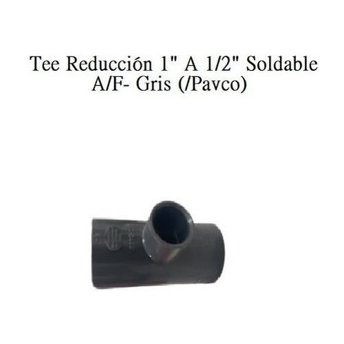 Tee Reducción 1 A 1/2 Soldable A/f (x 6 Unidades)