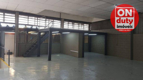 Imagem 1 de 14 de Galpão Para Alugar, 640 M² Por R$ 15.000,00/mês - Bosque Da Saúde - São Paulo/sp - Ga0135