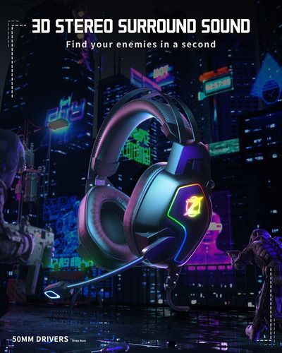 Gaming Headset For Xbox One Series X/s Ps5, Ps4, Pc Switch