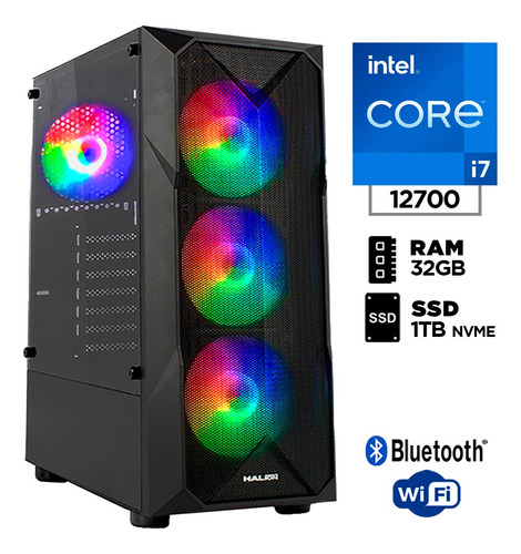 Cpu I7 12gen° Ram 32gb Ssd 1tb M.2 Wifi Bluetooh