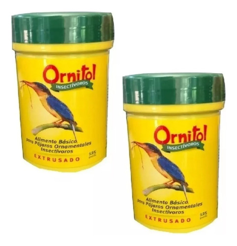 Alimento Ornitol Para Aves Insectivoros Extrusado 125 Gr. X2