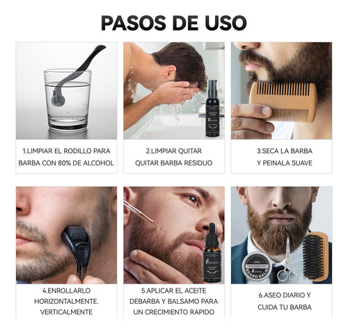 Kaisasa Kit Barba Cuidado Para Rasurar Regalos Para Hombre