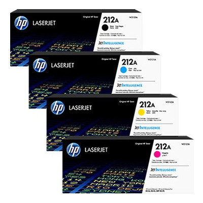 Toner Hp W2120a, W2121a, W2122a, W2123a, {212a}, Originales