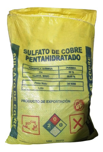 Sulfato De Cobre Pentahidratado