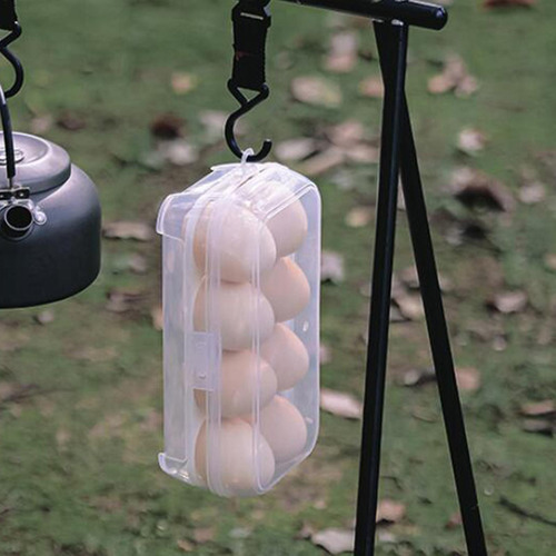 Caja De Almacenamiento De Huevos 8 Rejillas 10.5x19.5x7cm