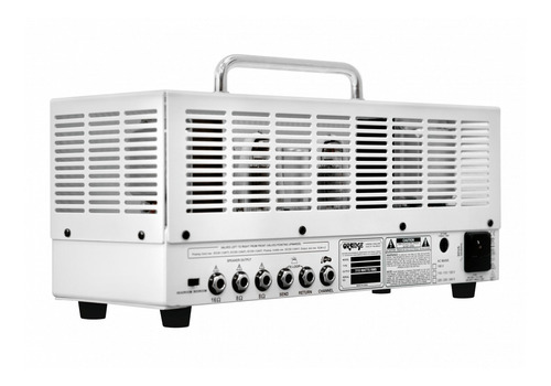 Imagen 4 de 4 de Amplificador Orange Rocker 15 Terror Valvular para guitarra de 15W color blanco 220V - 240V
