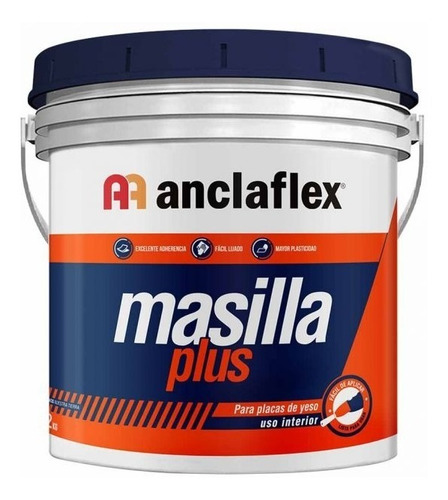 Imagen 2 de 5 de Masilla Ancla X 28 Kg Para Placa Yeso Anclaflex En Cuotas