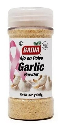 Ajo En Polvo  Badía  85.05 Grs - Sin Tacc.