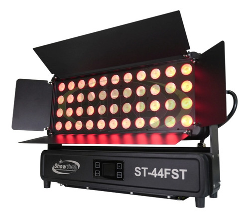 4 Ribalta Wash Light P5 Led Outdoor 44x12w Rgbw Com Case Dj