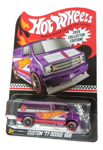 Hot Wheels Custom 77 Dodge Van Collector Edition 2020