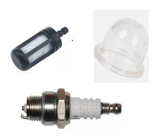 Imagen 1 de 4 de Kit De Bombin +bujia+filtro Nafta Desmalezadora