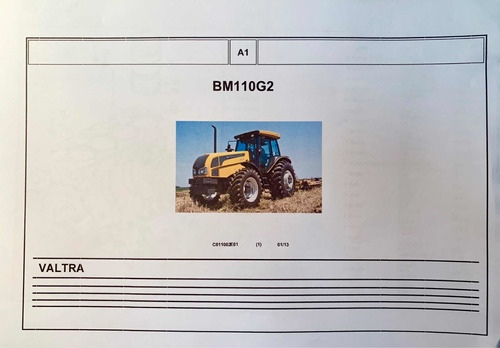 Manual De Repuestos Tractor Valtra Bm110 G2