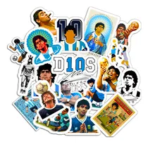 Comprar Stickers Calcos Vinilo Maradona X20 Apto Agua Termo Auto