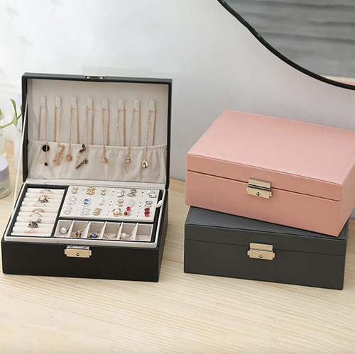 Joyero Alhajero Organizador De Joyas Anillos Aros Accesorio