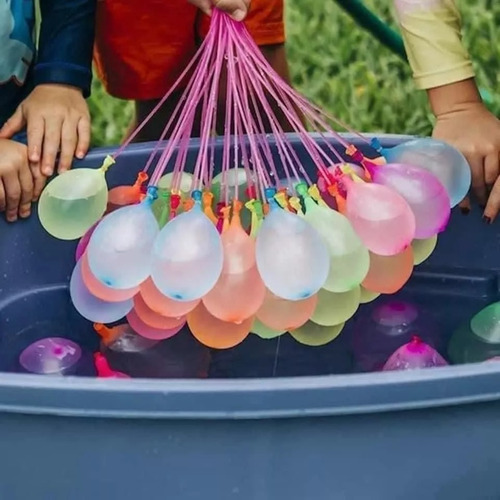 555 Globos Para Agua Mágicos Fiesta Acuatica Diversión 5pack