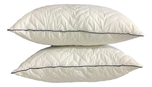 Almohada Monarca Superconfort King Size Media 2 Pack Color Blanco