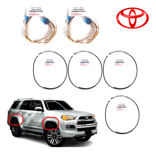 Gomas Vivos Para Buches Toyota 4runner 2018 2019 2020 2021