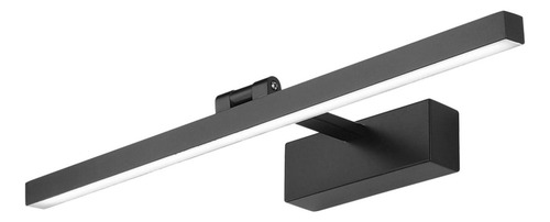 Luz De Espejo Led Baño 9w / Los 40cm 9w Luz Blanca Negra