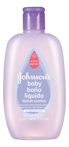 Jabón líquido Johnson's Baby Dulces Sueños en botella 200 ml