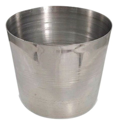 Molde Vaso Para Flan Aluminio Individual Liso Sin Borde N°3