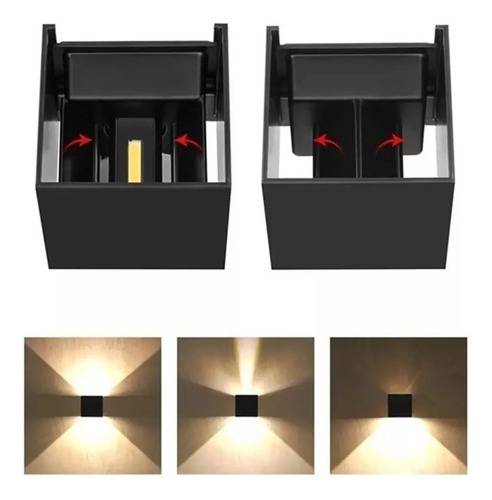 Aplique De Pared Led Luz Calida Decoracion Hogar