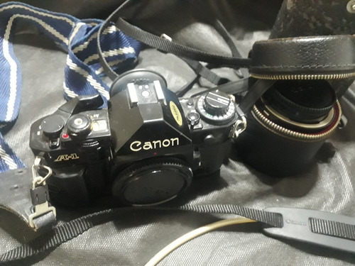 Máquina Fotográfica Canon Antiga + Acessórios