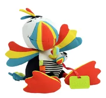 Comprar Juguete Pavo Didactico Tela Con Texturas Mordillos Bebes 0m+